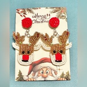 Christmas Reindeer Earrings